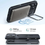 Husa de protectie ESR Classic Hybrid HaloLock Kickstand compatibil cu iPhone 17 Pro, Negru Mat
