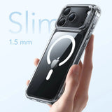 Husa de protectie ESR Classic Hybrid HaloLock Kickstand compatibil cu iPhone 17 Pro, Transparent