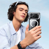 Husa de protectie ESR Classic Hybrid HaloLock Kickstand compatibil cu iPhone 17 Pro, Transparent