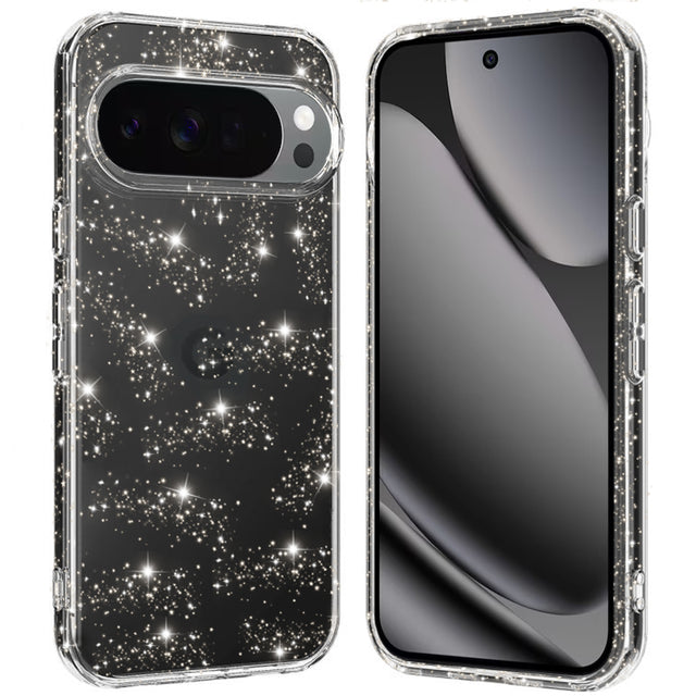Husa de protectie Techsuit SparkleSkin Series compatibil cu Google Pixel 10 Pro XL, Transparent