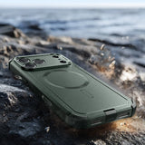 Husa de protectie ESR Cyber Halolock compatibil cu iPhone 17 Pro Max, Verde