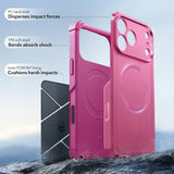Husa de protectie ESR Cyber Halolock compatibil cu iPhone 17 Pro, Roz