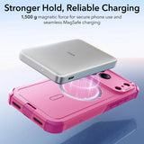 Husa de protectie ESR Cyber Halolock compatibil cu iPhone 17 Pro, Roz