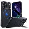 Husa de protectie ESR Cyber Armor Kickstand compatibil cu iPhone 17 Pro, Negru