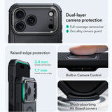 Husa de protectie ESR Cyber Armor Kickstand compatibil cu iPhone 17 Pro Max, Negru