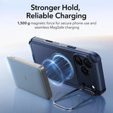 Husa de protectie ESR Cyber Armor Kickstand compatibil cu iPhone 17 Pro, Albastru