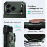 Husa de protectie ESR Cyber Armor Kickstand compatibil cu iPhone 17 Pro, Verde