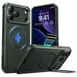 Husa de protectie ESR Cyber Armor Kickstand compatibil cu iPhone 17 Pro Max, Verde
