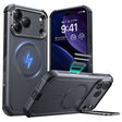 Husa de protectie ESR Cyber Armor Kickstand compatibil cu iPhone 17 Pro, Gri
