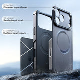 Husa de protectie ESR Cyber Armor Kickstand compatibil cu iPhone 17 Pro, Gri