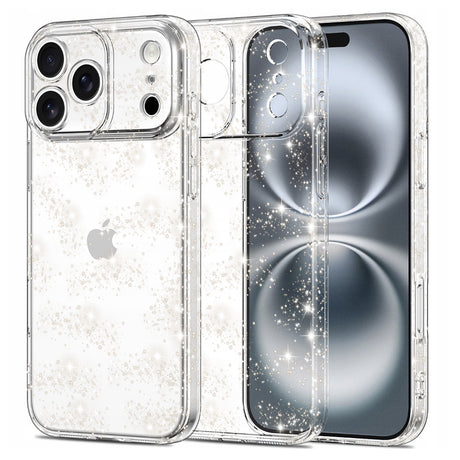 Husa de protectie Techsuit SparkleSkin Series compatibil cu iPhone 17 Pro, Transparent