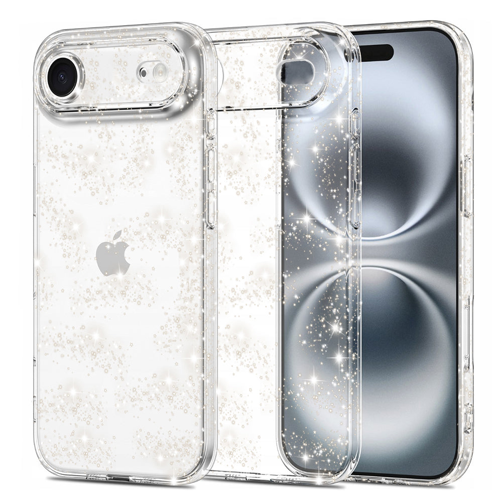 Husa de protectie Techsuit SparkleSkin Series compatibil cu iPhone 17 Air, Transparent