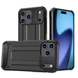 Husa de protectie Techsuit Hybrid Armor compatibil cu iPhone 17 Pro, Negru