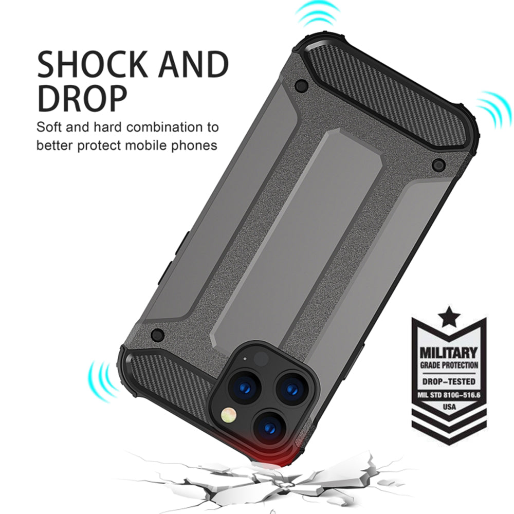Husa de protectie Techsuit Hybrid Armor compatibil cu iPhone 17 Pro, Negru