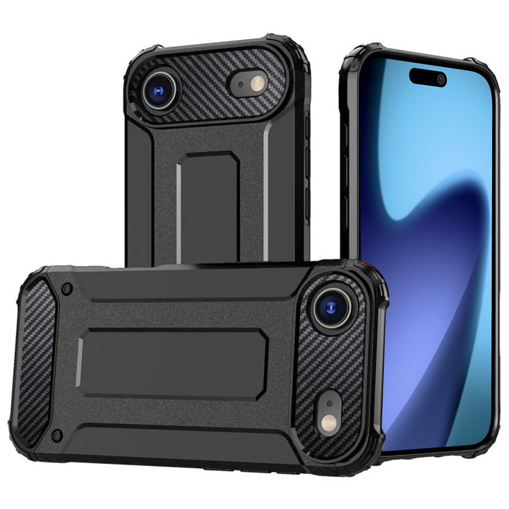Husa de protectie Techsuit Hybrid Armor compatibil cu iPhone 17 Air, Negru