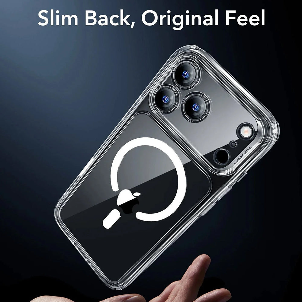Husa de protectie ESR Classic Hybrid HaloLock compatibil cu iPhone 17 Pro Max, Transparent