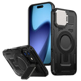 Husa de protectie Techsuit CamVault MagSafe compatibil cu iPhone 17, Negru