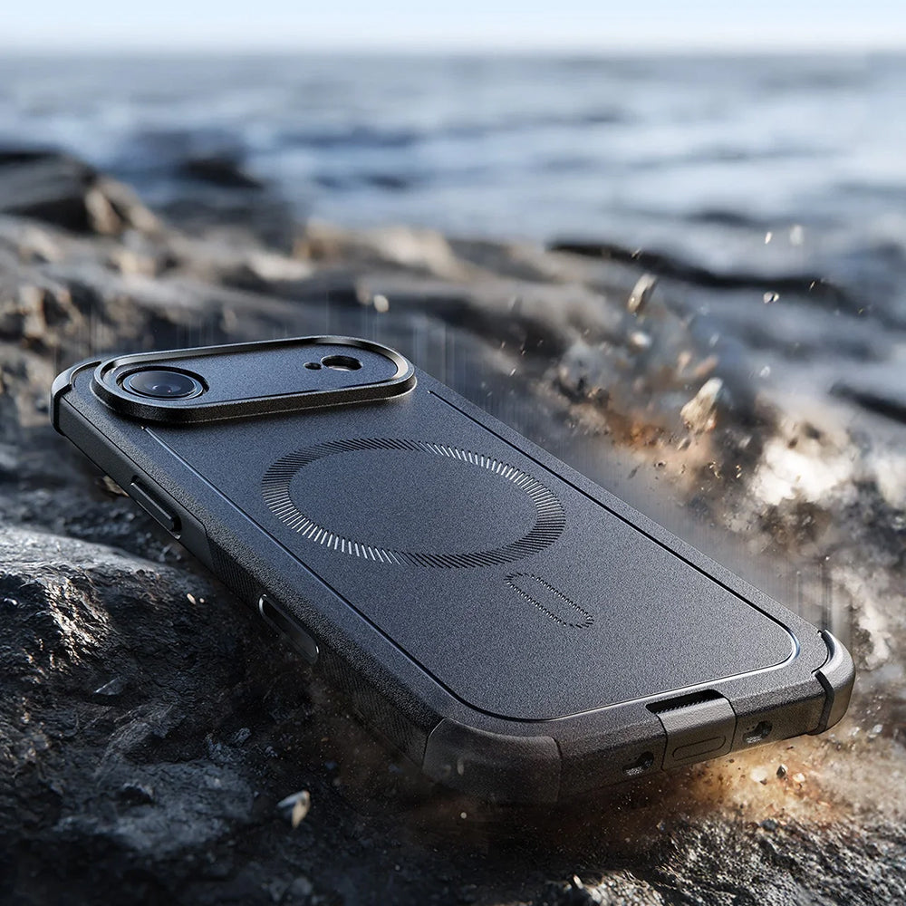 Husa de protectie ESR Cyber Halolock compatibil cu iPhone 17 Air, Negru