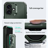 Husa de protectie ESR Cyber Halolock compatibil cu iPhone 17, Verde