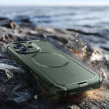 Husa de protectie ESR Cyber Halolock compatibil cu iPhone 17, Verde