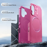Husa de protectie ESR Cyber Halolock compatibil cu iPhone 17, Roz