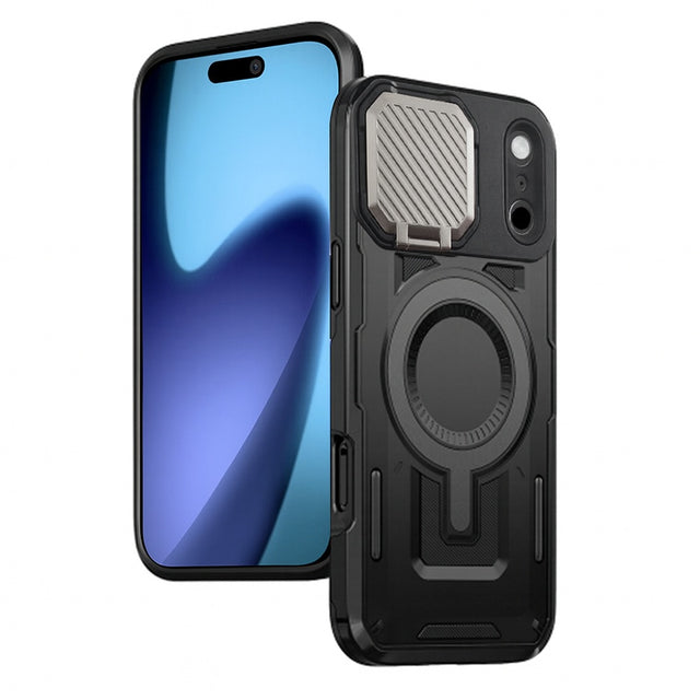 Husa de protectie Techsuit CamVault MagSafe compatibil cu iPhone 17 Pro, Negru