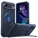 Husa de protectie ESR Cyber Armor Kickstand compatibil cu iPhone 17 Air, Albastru
