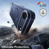 Husa de protectie ESR Cyber Armor Kickstand compatibil cu iPhone 17 Air, Albastru