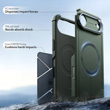 Husa de protectie ESR Cyber Armor Kickstand compatibil cu iPhone 17 Air, Verde