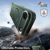 Husa de protectie ESR Cyber Armor Kickstand compatibil cu iPhone 17 Air, Verde