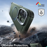 Husa de protectie ESR Cyber Armor Kickstand compatibil cu iPhone 17, Verde