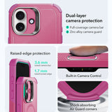 Husa de protectie ESR Cyber Armor Kickstand compatibil cu iPhone 17, Roz