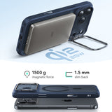 Husa de protectie ESR Classic Hybrid HaloLock Kickstand compatibil cu iPhone 17 Pro, Frosted Blue