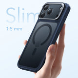 Husa de protectie ESR Classic Hybrid HaloLock Kickstand compatibil cu iPhone 17 Pro, Frosted Blue