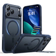 Husa de protectie ESR Classic Hybrid HaloLock Kickstand compatibil cu iPhone 17 Pro, Frosted Blue