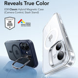 Husa de protectie ESR Classic Hybrid HaloLock Kickstand compatibil cu iPhone 17, Frosted Blue