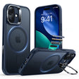Husa de protectie ESR Classic Hybrid HaloLock Kickstand compatibil cu iPhone 17, Frosted Blue