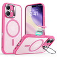 Husa de protectie ESR Classic Hybrid HaloLock Kickstand compatibil cu iPhone 17, Frosted Pink