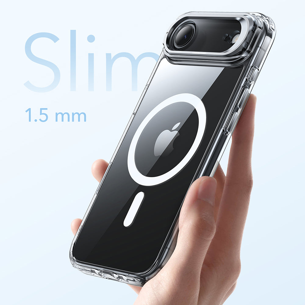 Husa de protectie ESR Classic Hybrid HaloLock Kickstand compatibil cu iPhone 17 Air, Transparent