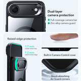 Husa de protectie ESR Classic Hybrid HaloLock Kickstand compatibil cu iPhone 17 Air, Transparent Black