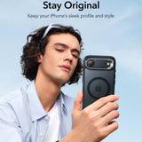 Husa de protectie ESR Classic Hybrid HaloLock Kickstand compatibil cu iPhone 17 Air, Negru Mat