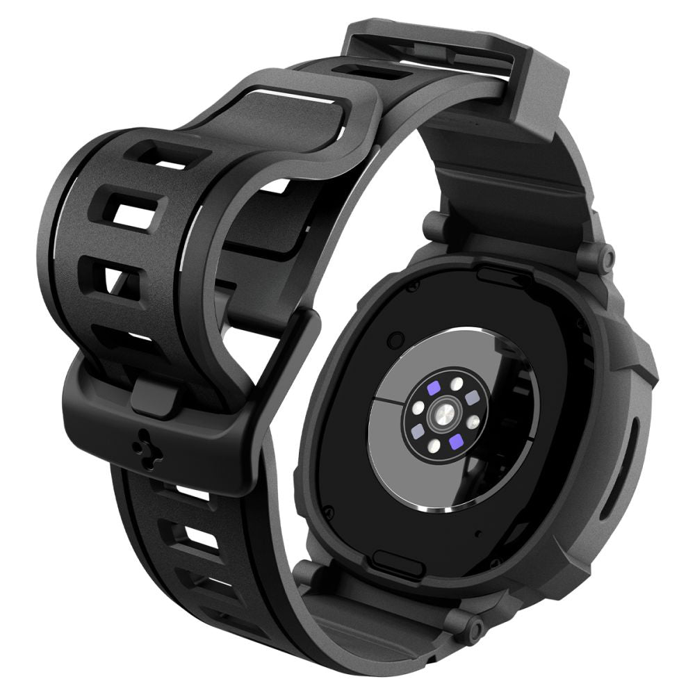 Accesoriu smartwatch Spigen Rugged Armor Pro (ACS10005) compatibil cu Samsung Galaxy Watch8 40mm, Negru Mat