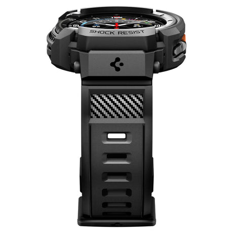 Accesoriu smartwatch Spigen Rugged Armor Pro (ACS10013) compatibil cu Samsung Galaxy Watch8 Classic, Negru Mat