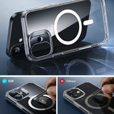 Husa de protectie ESR Classic Hybrid HaloLock compatibil cu iPhone 17, Transparent