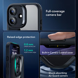 Husa de protectie ESR Classic Hybrid HaloLock compatibil cu iPhone 17, Transparent Black