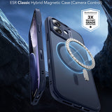 Husa de protectie ESR Classic Hybrid HaloLock compatibil cu iPhone 17, Frosted Blue