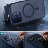 Husa de protectie ESR Classic Hybrid HaloLock compatibil cu iPhone 17, Frosted Blue