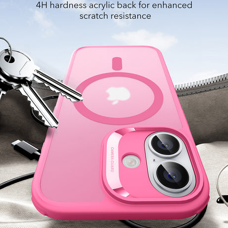 Husa de protectie ESR Classic Hybrid HaloLock compatibil cu iPhone 17, Frosted Pink