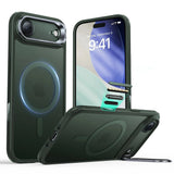 Husa de protectie ESR Classic Hybrid HaloLock Kickstand compatibil cu iPhone 17 Air, Frosted Green