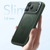 Husa de protectie ESR Classic Hybrid HaloLock Kickstand compatibil cu iPhone 17 Pro Max, Frosted Green